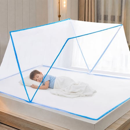 Portatif Bebek Çocuk Sinek Cibinlik Tül (50X125 Cm) – Katlanabilir Beşik Yatak Tülü