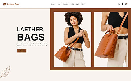 Lensman Bags - Fashion Store PrestaShop Teması