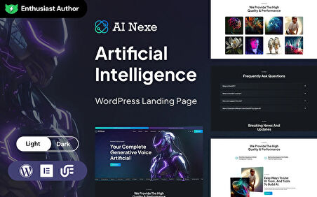 Ainexe - Artificial Intelligence Wordpress Teması