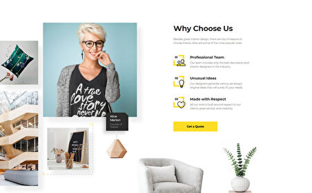Interia - Design Agency HTML&CSS Teması