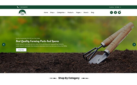 FarmTools - Farm Store OpenCard Teması