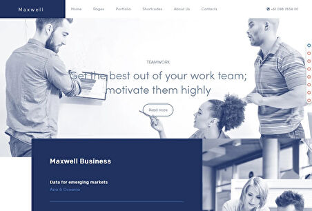 Maxwell - Multipurpose Joomla Teması