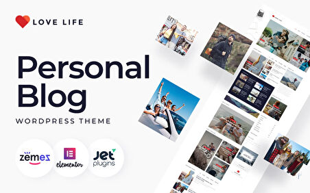 Love Life - Personal Blog Wordpress Teması