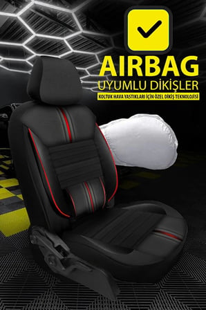 Volkswagen Tiguan 1.4 Tsi Bmt 125 PANTHERline 2018 JAKAR SERİSİ UYUMLU JAKAR KUMAŞ OTO KILIF KIRMIZI