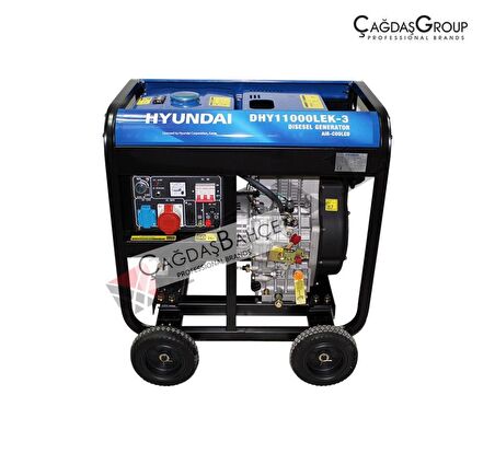 HYUNDAİ DHY11000LEK MONOFAZE 9 KWA MARŞLI DİZEL JENERATÖR