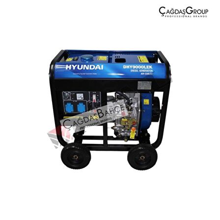 HYUNDAİ DHY9000LEK-3 TRİFAZE 7 KWA MARŞLI DİZEL JENERATÖR