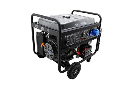 Hyundai HHY10000E Monofaze Benzinli Jeneratör Marşlı 
