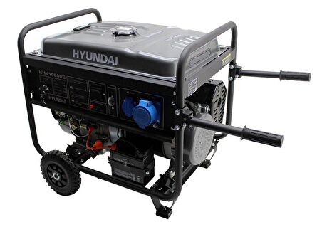 Hyundai HHY10000E Monofaze Benzinli Jeneratör Marşlı 