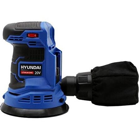 Hyundaı HSO202 Akülü Eksantrik Zımpara Akü ve Şarj Aleti Hariçtir