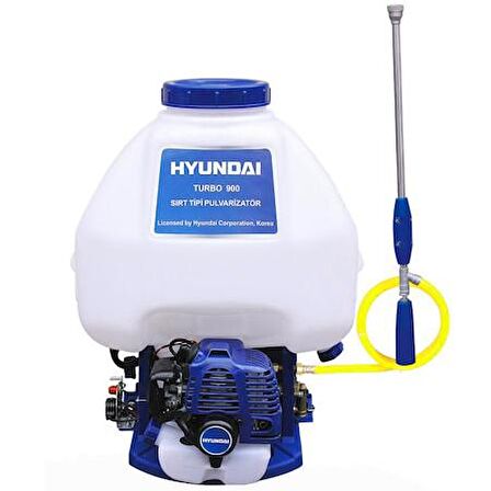 HYUNDAI TURBO 900 25 LİTRE BENZİNLİ SIRT İLAÇLAMA MAKİNESİ ATOMİZÖR