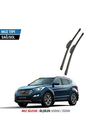 HYUNDAİ SANTA FE 2000-2005 2'li Ön Cam Sileceği Sağ Sol Silecek Takımı Muz Silecek