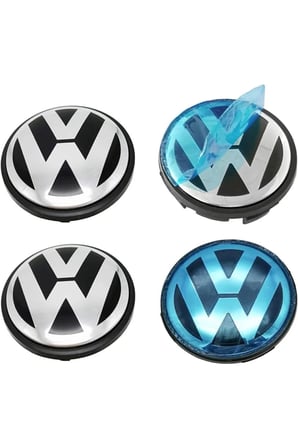 Volkswagen Transporter 2009-2015 Orjinal Tip Jant Göbeği 55-65mm Krom Anahtarlık