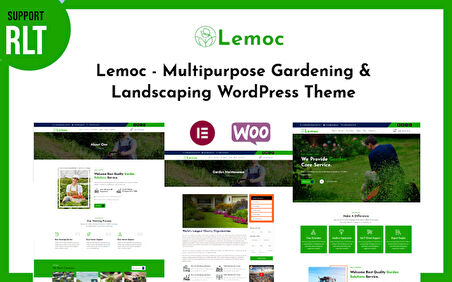Lemoc - Multipurpose Gardening & Landscaping Wordpress Teması