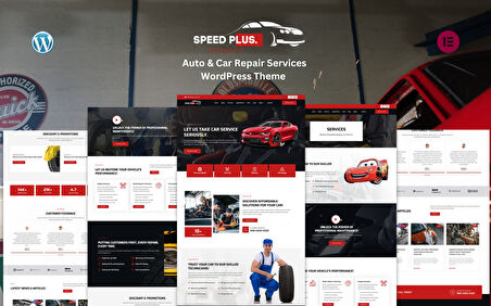 Speed Plus - Auto & Car Repair Services Wordpress Teması