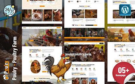Poulry - Poultry Farm Wordpress Teması