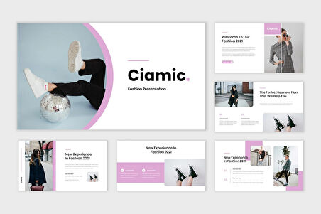 Ciamic - Fashion Business Presentation Power Point Teması