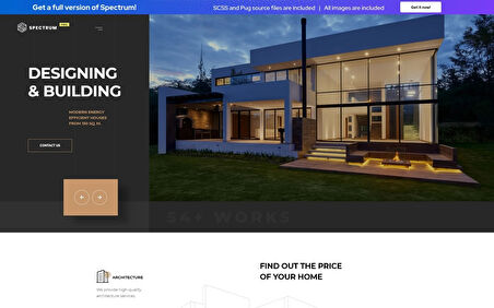 Spectrum - Construction Company HTML&CSS Teması