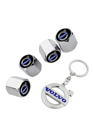 Volvo V90 Cross Country Krom Renk Sibop Kapağı 4 Adet Ve Krom Anahtarlık