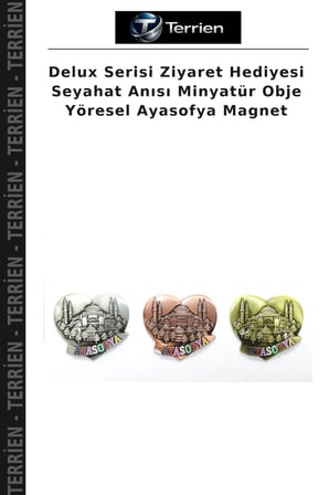 Delux Serisi Ziyaret Hediyesi Seyahat Anısı Minyatür Obje Yöresel Ayasofya Magnet