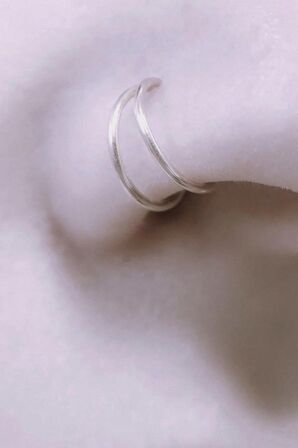 İki Sıralı Halka Hızma Gümüş Hızma