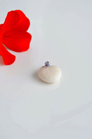 Lila Svarovski Yıldız Taşlı Çelik Hızma