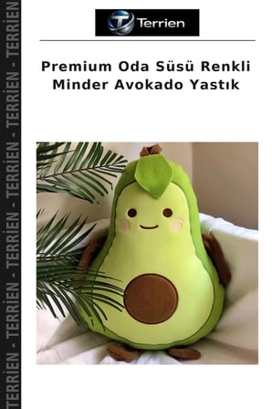 Premium Oda Süsü Renkli Minder Avokado Yastık