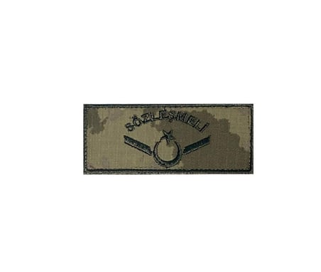 Delux Serisi Askeri Parça Üniforma Arması Tekstil Ürünü Single Sword TSK Kombat Rütbe Nakış