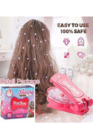 Saç Taşı Yapıştırma Seti & 90 Diamond Taşlı Mina