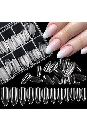 Takma Tırnak Tipsi Şeffaf 100'Lü