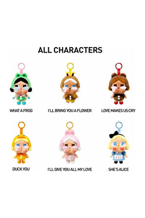 Crying Again Cry Baby Çanta Charmı Aksesuar- 1 Adet Anahtarlık Peluş-labubu