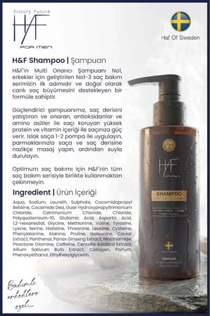 Vitamin Ve Protein Destekli Saç Dökülmesine Karşı Besleyici Nemlendirici Şampuan Seti 250 ml x3
