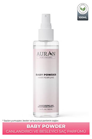 Bebek Pudrası Saç Parfümü Besleyici ve Onarıcı Saç Bakım Spreyi Baby Powder Hair Perfume Spray 100ml