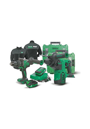 HaisPro Profesyonel Akülü El Aletleri Set-2