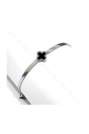 Van Figürlü Ve Italyan Zincirli, Paslanmaz Çelik Halhal 10, Gümüş Renk