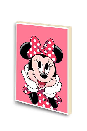 Mini Mouse Baskılı A6 Küçük Boy Çizgisiz Defter