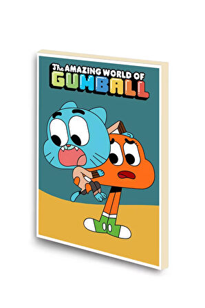 Gumball Baskılı A6 Küçük Boy Çizgisiz Defter
