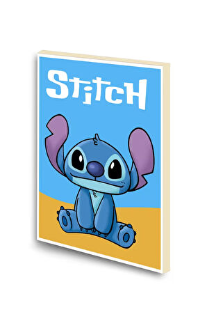 Stitch Baskılı A6 Küçük Boy Çizgisiz Defter