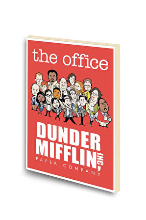 The Office Dunder Mifflin Baskılı A6 Küçük Boy Çizgisiz Defter