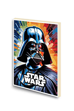 Star Wars Darth Vader Baskılı A6 Küçük Boy Çizgisiz Defter