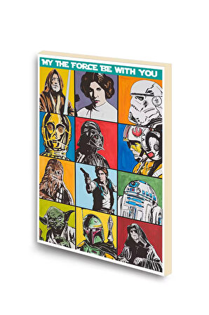 Star Wars Karekterleri Baskılı A6 Küçük Boy Çizgisiz Defter