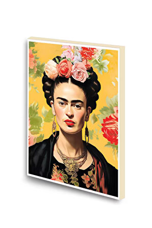 Frida Kahlo Baskılı A6 Küçük Boy Çizgisiz Defter