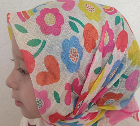 Hanfendi Çocuk eşarbı renkli 