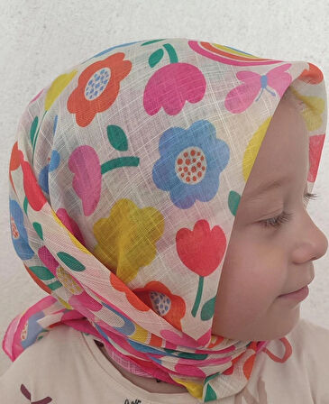 Hanfendi Çocuk eşarbı renkli 