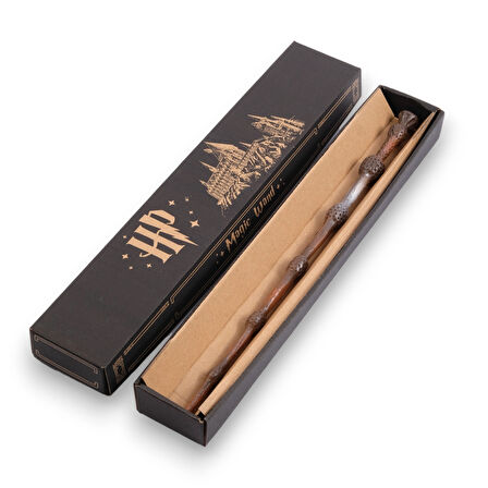 Harry Potter Profesör Albus Dumbledore Asası 34 Cm Polyresin Kırılmaz!