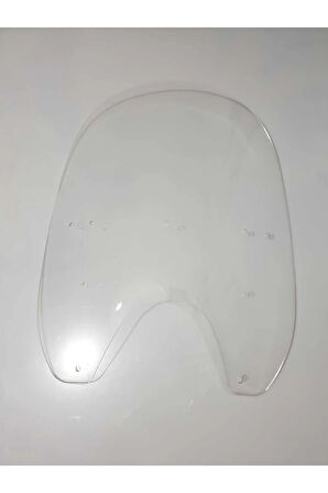 Harley Davidson Fatboy Siperlik Ön Cam 2000-18 Model 63cm Şeffaf Renkli 4mm APARATSIZDIR