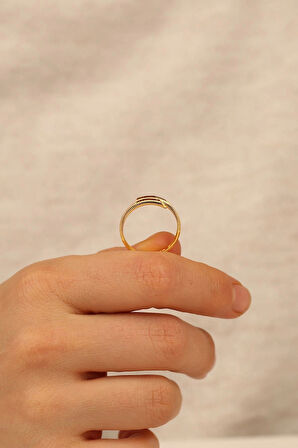 Ajda Aynalı Altın Yüzük