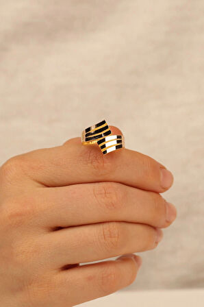 Ajda 3 Sıralı Altın Yüzük