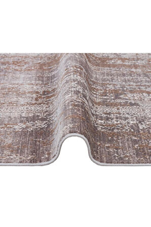 Kaliteli Viskon Halı Sık Dokuma Salon-oturma Ve Hol Odası Halısı Türkmen Halı Harmony 21023 K.gri