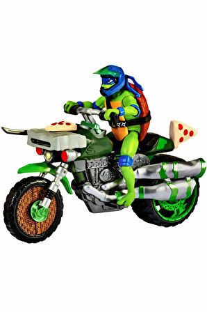 ar ve Figürler Ninja Kick Cycle With Leonardo 83430 Kız Çocuk Eğitici Oyuncak Erkek Çocuk Oyuncaklar