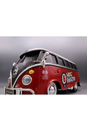 Uzaktan Kumandalı 2.4G 4 kanallı Radyo Kontrollü Kumandalı Otobüs Led Işıklı 1:16 Ölçekli